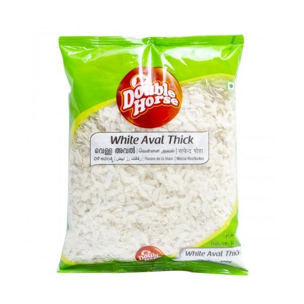 DOUBLE HORSE AVAL WHITE THICK 500GM